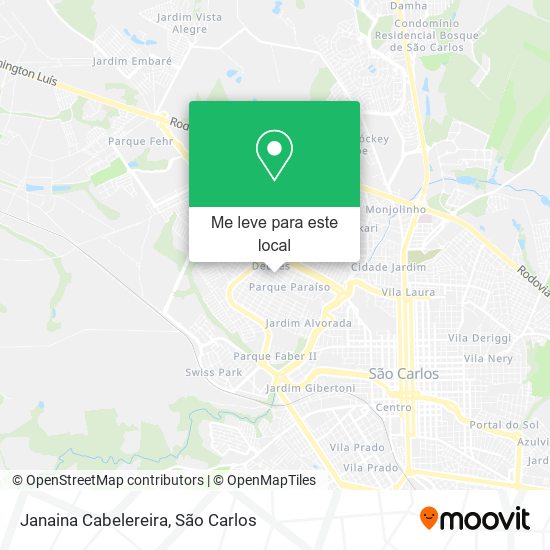 Janaina Cabelereira mapa