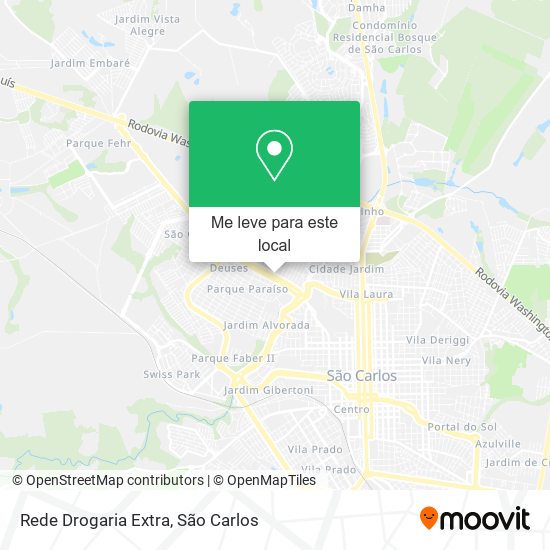 Rede Drogaria Extra mapa