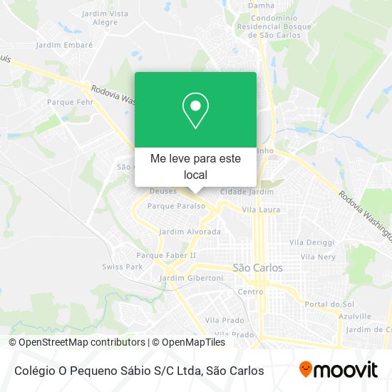 Colégio O Pequeno Sábio S / C Ltda mapa