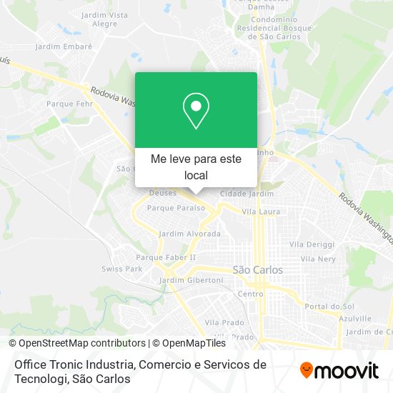 Office Tronic Industria, Comercio e Servicos de Tecnologi mapa