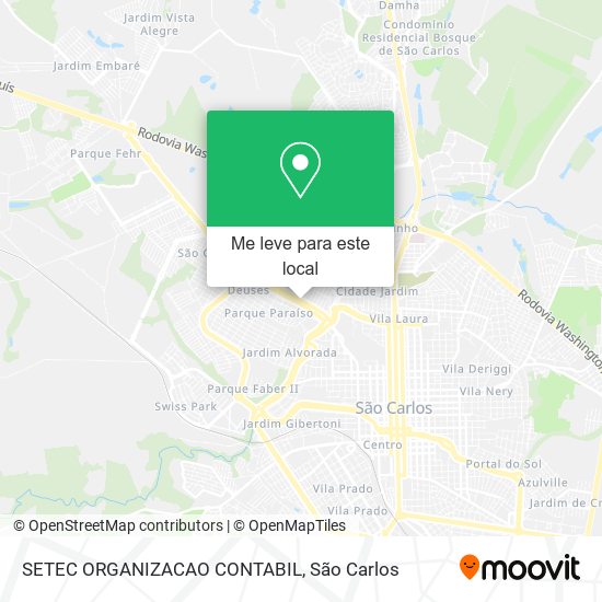 SETEC ORGANIZACAO CONTABIL mapa