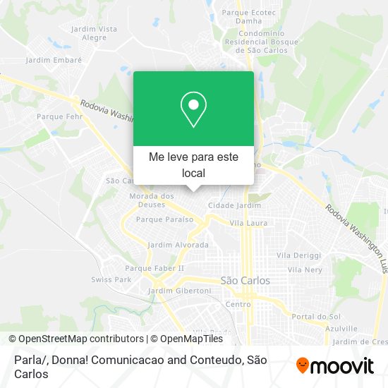 Parla / , Donna! Comunicacao and Conteudo mapa