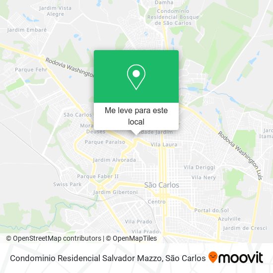 Condominio Residencial Salvador Mazzo mapa
