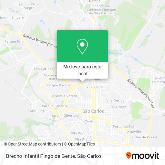 Brecho Infantil Pingo de Gente mapa