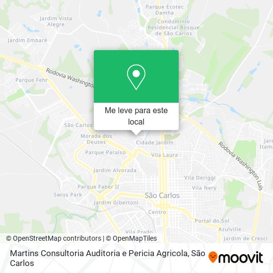 Martins Consultoria Auditoria e Pericia Agricola mapa