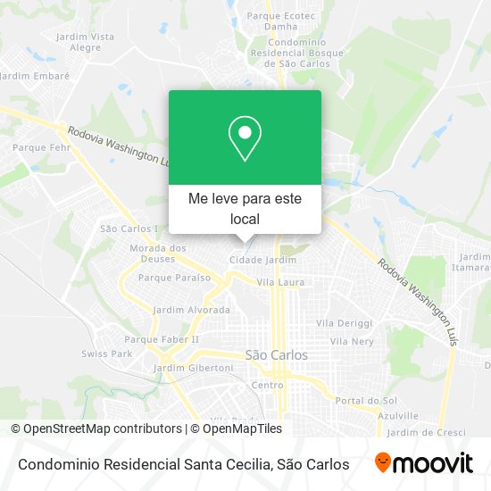 Condominio Residencial Santa Cecilia mapa