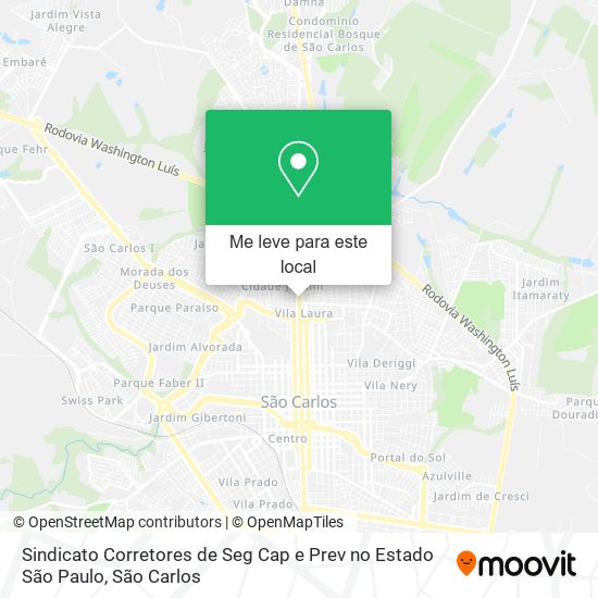 Sindicato Corretores de Seg Cap e Prev no Estado São Paulo mapa