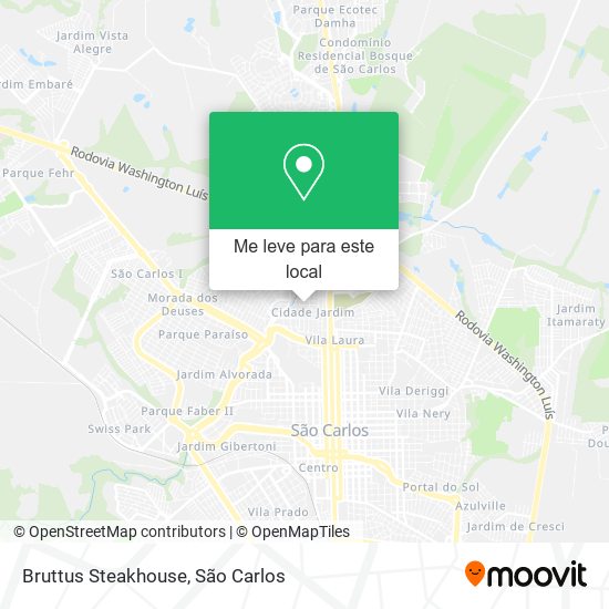 Bruttus Steakhouse mapa
