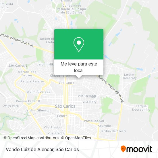 Vando Luiz de Alencar mapa