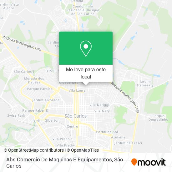 Abs Comercio De Maquinas E Equipamentos mapa