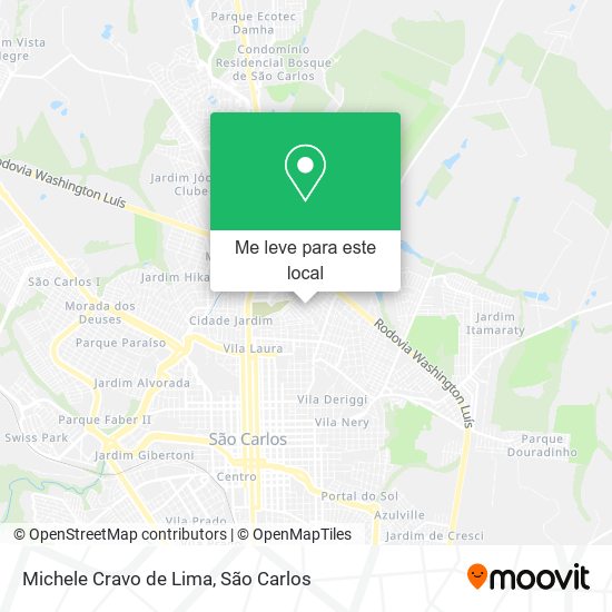 Michele Cravo de Lima mapa