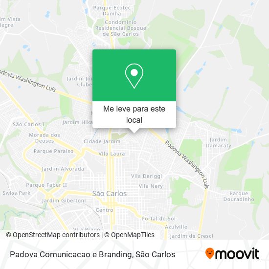 Padova Comunicacao e Branding mapa