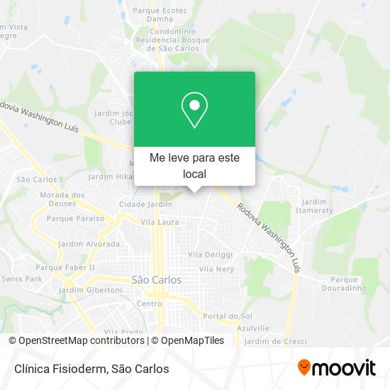 Clínica Fisioderm mapa