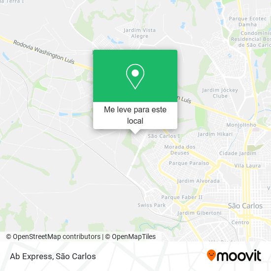 Ab Express mapa