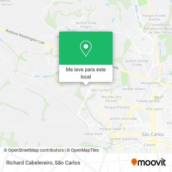 Richard Cabelereiro mapa