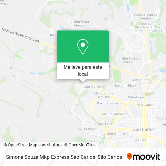 Simone Souza Mkp Express Sao Carlos mapa