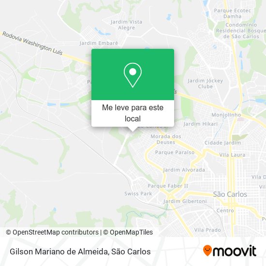 Gilson Mariano de Almeida mapa