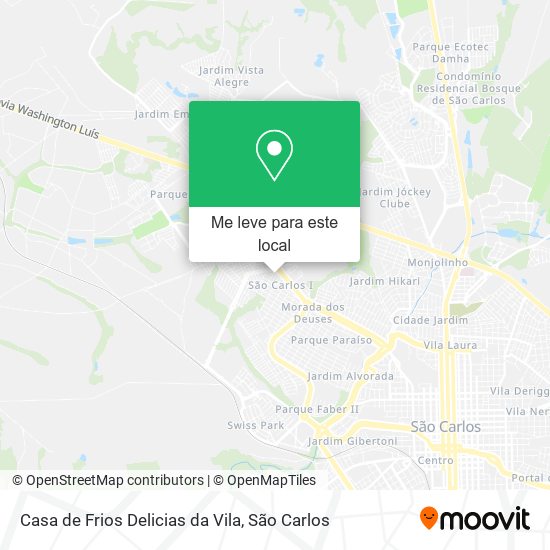 Casa de Frios Delicias da Vila mapa