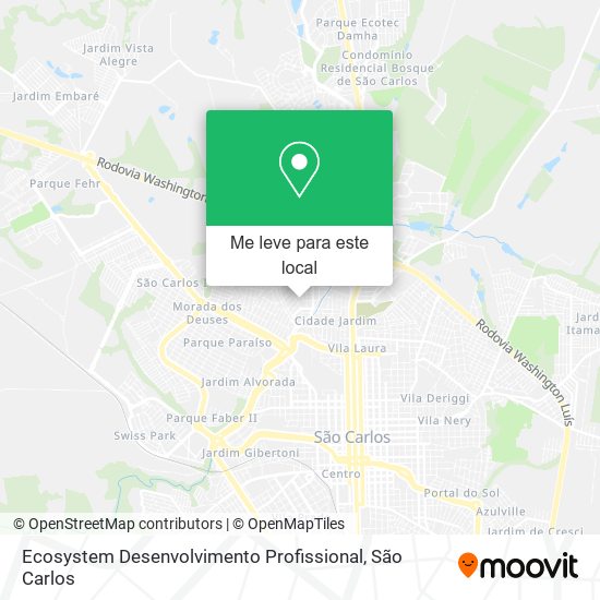 Ecosystem Desenvolvimento Profissional mapa