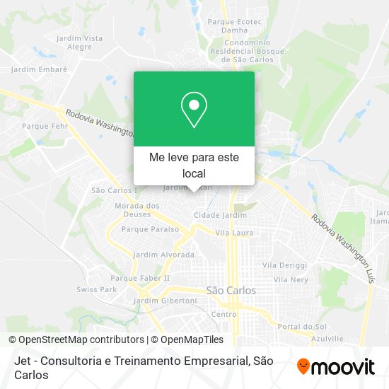 Jet - Consultoria e Treinamento Empresarial mapa