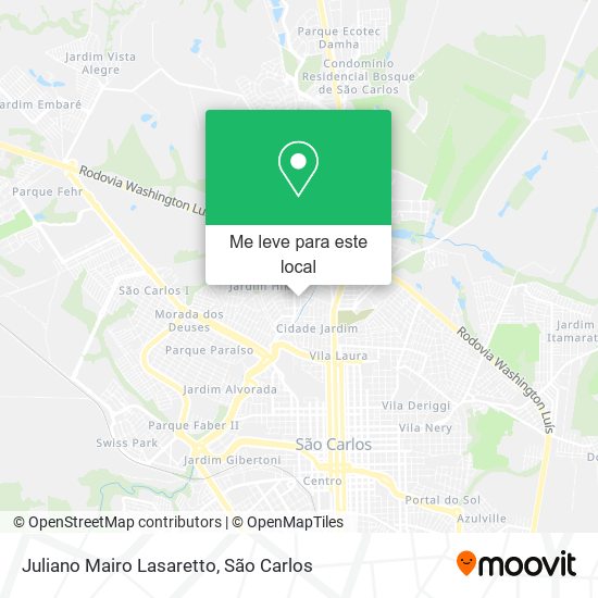 Juliano Mairo Lasaretto mapa