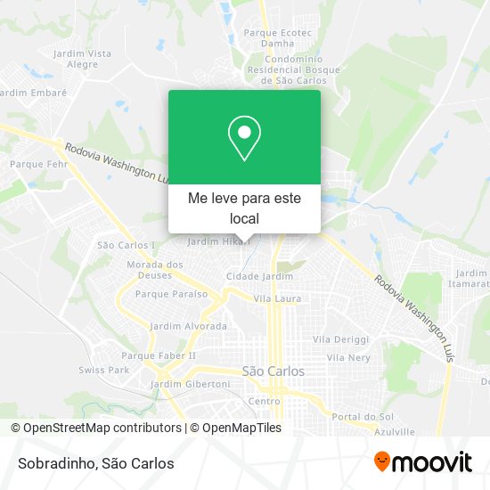 Sobradinho mapa