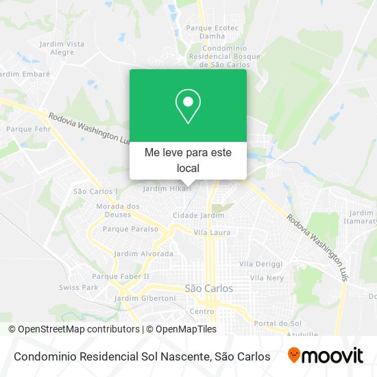 Condominio Residencial Sol Nascente mapa