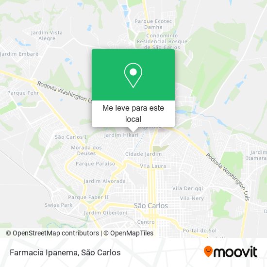 Farmacia Ipanema mapa
