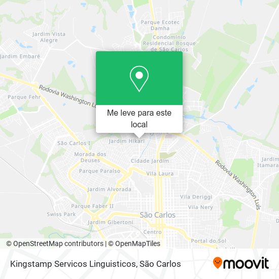 Kingstamp Servicos Linguisticos mapa
