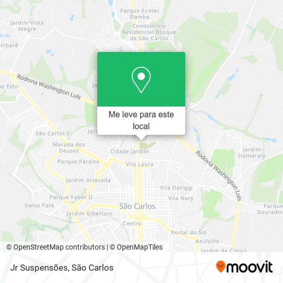 Jr Suspensões mapa