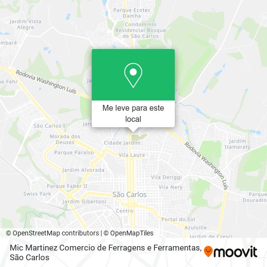 Mic Martinez Comercio de Ferragens e Ferramentas mapa