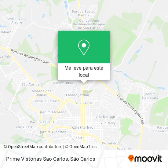 Prime Vistorias Sao Carlos mapa