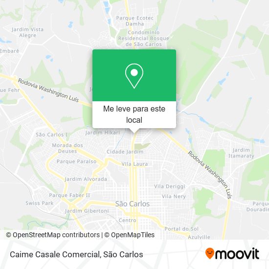 Caime Casale Comercial mapa
