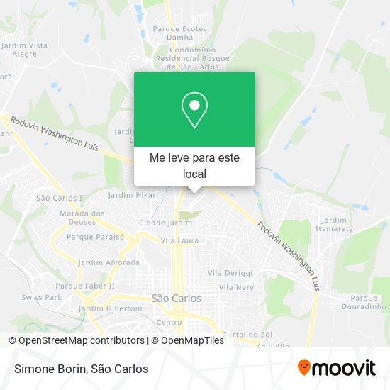 Simone Borin mapa