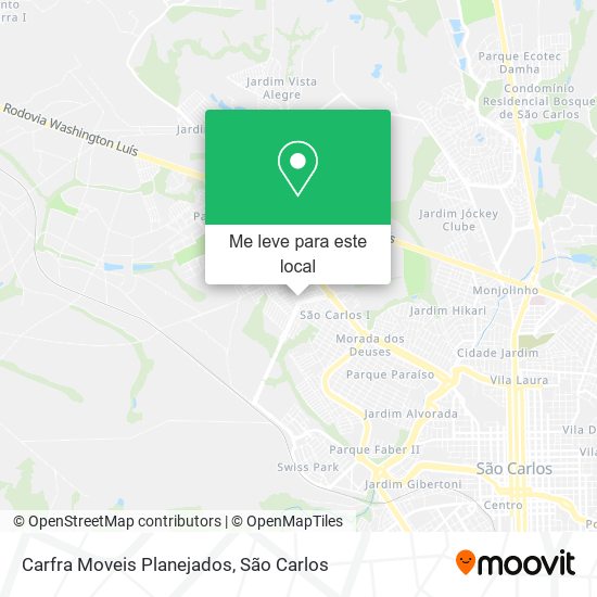 Carfra Moveis Planejados mapa