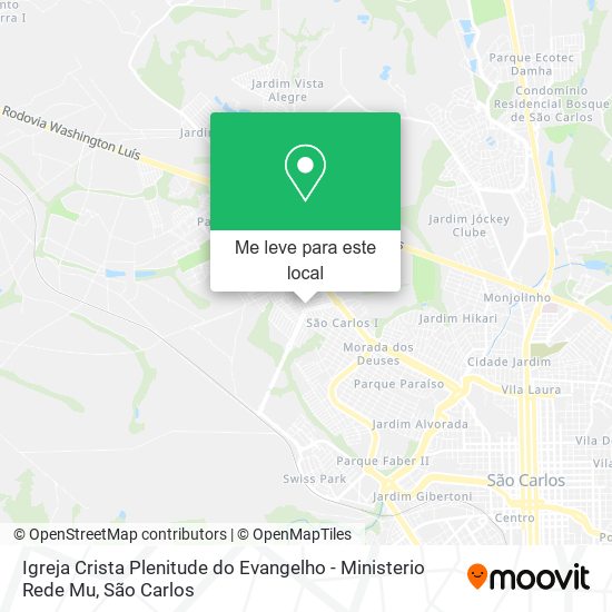 Igreja Crista Plenitude do Evangelho - Ministerio Rede Mu mapa