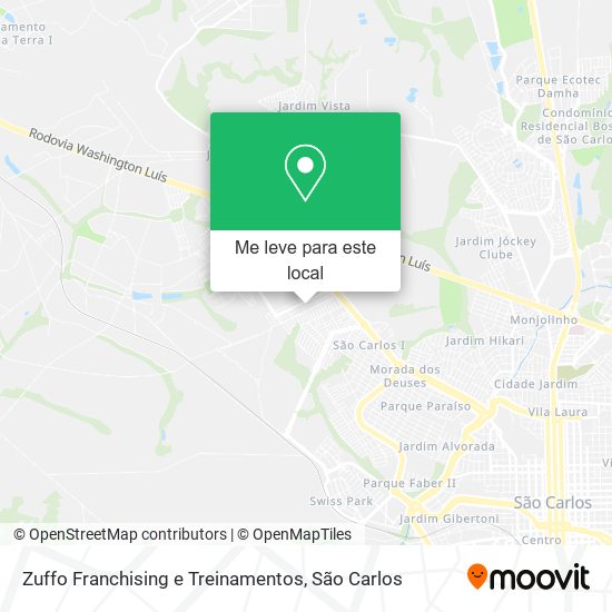 Zuffo Franchising e Treinamentos mapa