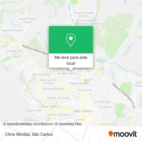 Chris Modas mapa