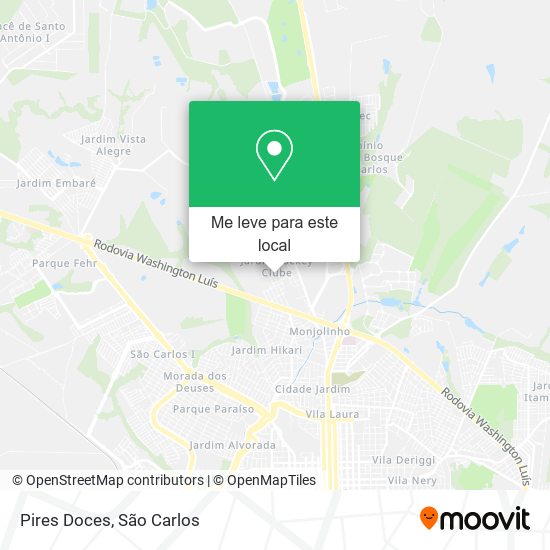 Pires Doces mapa