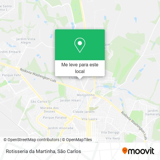 Rotisseria da Martinha mapa