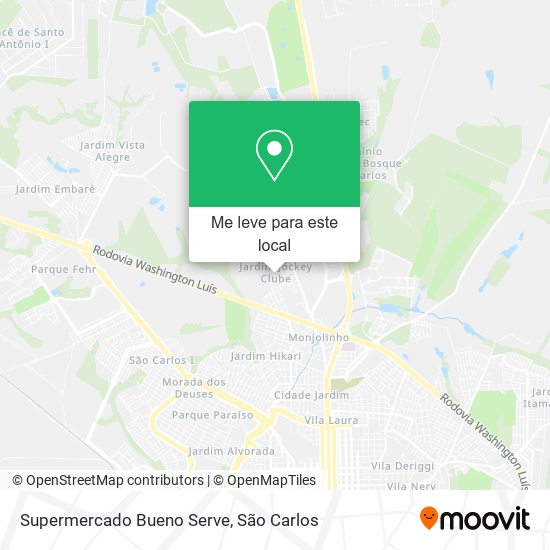 Supermercado Bueno Serve mapa