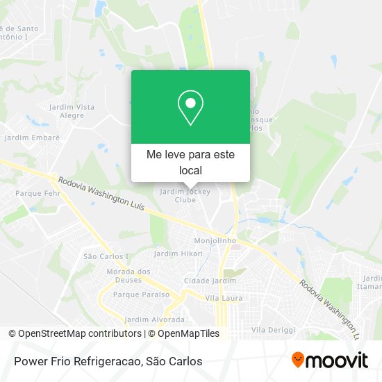 Power Frio Refrigeracao mapa