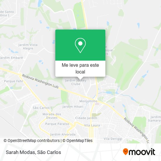 Sarah Modas mapa