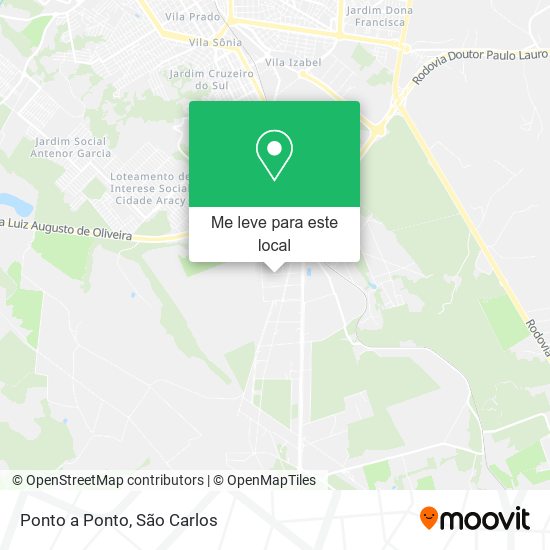 Ponto a Ponto mapa