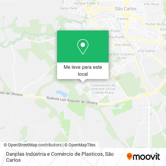 Danplas Indústria e Comércio de Plasticos mapa
