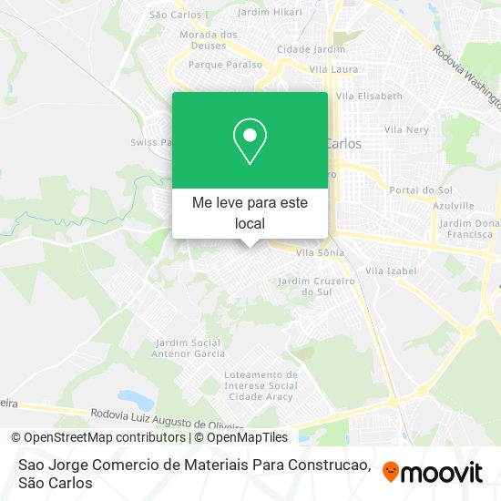Sao Jorge Comercio de Materiais Para Construcao mapa