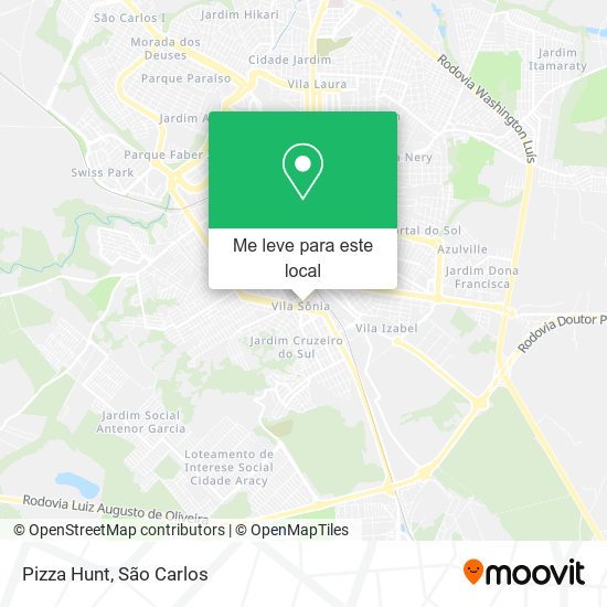 Pizza Hunt mapa