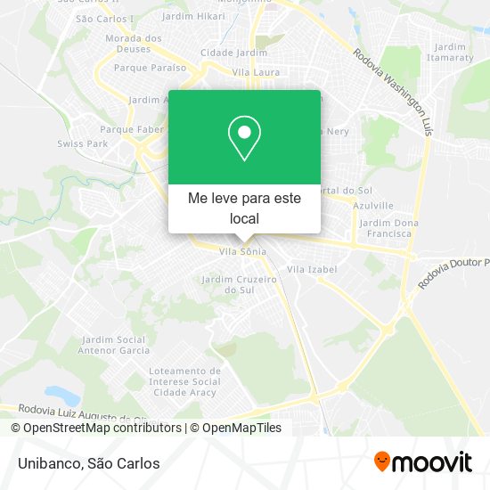 Unibanco mapa