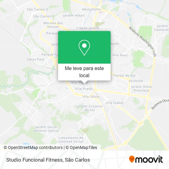 Studio Funcional Fitness mapa