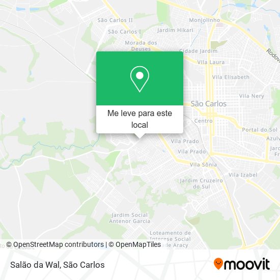 Salão da Wal mapa
